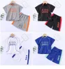 Dzieci Summer Football Suit Football Suit Buthing Zestaw Chłopiec Jersey Szybkie suszenie oddychające dzieci sportowe 240509