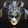 Partymasken weibliche Gesichtsbehörde Joker Crack Maske Karneval Weihnachten Venezianer Q240508