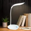 LED -läsningslampa bärbar USB -laddningstabell Ljus Touch Dimning Learn Eye Protection Room Office Lighting 240508