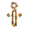 Fleurs décoratives couronnes hawaiian plage leis collier fleurs artificielles collarines de plage d'été couronne de fleur de la plage guirlande décoration d'anniversaire de mariage