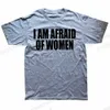 T-shirts masculins Im peur des t-shirts pour femmes pour hommes t-shirts à la mode t-shirts en coton