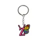 Schlüsselringe Brief Butterfly Keychain Mini niedlich Keyring für Klassenzimmer Preise Jungen Keychains Kette Kid Boy Girl Party bevorzugt das Geschenk für geeignete OT5AP