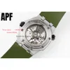 IPF APFデザイナーキャリバーセラミックス腕時計メンズガラスウォッチメカニカルブランド15720メンAAAAA 42mmスーパークローンデザイナー14.2mmトップラグジュアリーデザイナー4062