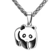 Hänge halsband panda halsband för kvinnor söta djur smycken gåvor mamma