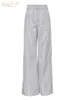 Женские брюки Capris Clacive Fashion Loose Stripe Printed Женские брюки Элегантные брюки с высокой талией повседневные классические брюки женские брюки