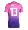 2024 2025 Jerseys de futebol da Alemanha Fullkrug Hummels Kroos Gnabry Werner Draxler Reus Muller Gotze Camisa de futebol da Copa da Copa Europeia Men Kit Fãs Jogador Alemanha Jersey