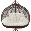 Almofada de cadeira pendurada Skinflen Swing Double Swing de alta qualidade Tapete de algodão Indoor Outdoor Household Back Supplies 240508