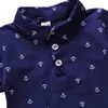 T-shirt 2024 Summer New Baby Boys Fashion Stampa traspirante con maniche corta Cotone Cotton Cotton Top Shipping Shipping240509