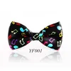 Bow Ties Fashion Colorful Musical Note Bowtie Black Music Modèle Tie pour hommes Femmes Novely Cravat Leisure Cool Brand 265E