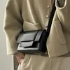 Einkaufstaschen Umhängetaschen Stoff Sacks Messenger Bag Neutrales weiches Leder gewebtes kleines quadratisches Männer- und Frauenbohnenquark des 273s