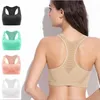 HQV5 Sous-vêtements actifs M-6xl Femmes Hollow Out Fitness Yoga Sports Bra pour courir de gymnase Push Up Up Up sans couture