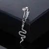 Nombres Anneaux 1pc Faux Sexy Belly Ring Ballons Fake Belly Piercing Snake Clip on ombilical Navel Bat Fake Pircing Cartilage Earage Clip D240509