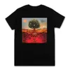 Men's T-Shirts 2024 Summer Vintage Death Metal Band Printed T-shirt for Men Women Fashion Opeth Band Short-Slved Ts 100% Cotton Strtwear T240506