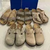 Slipper Women Platform Designer Designer Кожаные замшевые засоры плоские повседневные ползунки для мужской леди Lady Tazz Fur Indor Sandale Rubber Slide Q2404091