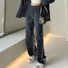 Women's Jeans Tonngirls Streetwear Black Gradient Woman 2024 Stylish Mom High Waist Vintage Loose Wide Leg Demin Pants Femme Chic