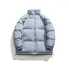 Men's Jackets Men Bubble Winter Solid Quality Outdoor Windproof Padded Cotton Man Puffer Coats Homme Custom