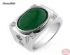 Hutang Nuovo Natural Black Jade Cabochon Solid 925 Sterling Silver Any Gemstone Gioielli Fine Women039S Men039s Gift Xmas Blac3318874