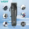 Razors Blades VGR hair clipper professional trimmer electric shaver mens adjustable cordless USB V-282 Q240508