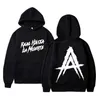 Мужские толстовок толстовок 2023 Anuel AA Альбом Real Hasta La Muerte Mudies Men/ Women Hip Hop Hoodie Winter Tops Long Slve Harajuku Spring осень T240507