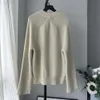 C24 Automne Winter Women's Pull pour femmes et confortable Big Jacquard Round Neck Pullover tricoté Pull 87665
