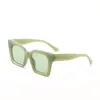 Lunettes de soleil Lunes de style coréen pour femmes Square Shape UV Protection Men Travels Randonnée Randonnée