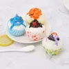 Decoratieve bloemen realistische kunstmatige nepcake cake cupcake model cup display pography props ambachten huizendecoratie 67jb