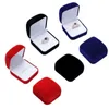 Boîtes de bijoux Boîte d'anneau en velours vintage pour la proposition Engagement Boîte cadeau de mariage Boîte de bijoux exquis Organisateur de bijoux de haute qualité Joyero