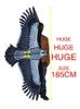 끈이 달린 장난감 1.8m 파워 브랜드 거대한 독수리 연과 혁신적인 장난감 연이글 플라잉 240424