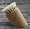 Capelli naturali Capri in legno per la pulizia del viso per pulizia in legno Manico in legno Blackser Blacks Blacks Bash Brush Brush