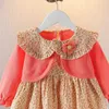 Robes de fille décontractées enfants robe fille fleur collier collier de princesse robe de princesse costume de fête de mariage