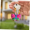 Keychain favorisce farfalla colorata 28 pendenti accessori per bambini festa di compleanno per ragazzi chiave portachia crashing uomo che tieyring stabile schoolb otwji