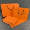 Designer de marca Original Gift Paper Bag Bolsa Bag Bag Sacos de compras de moda de alta qualidade por atacado mais barato 0p1a 260J