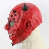 Masques de fête Demon de l'enfer rouge et tardif de tardif.