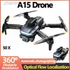 DRONES 8K A15 DRONE DE POSITION DU FLOX OPTIQUE AVEC DIBE CAMÉRA Pour éviter les obstacles utilisés pour la photographie aérienne de Xiaomis voyage en plein air quatre hélicoptères D240509