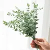 Fleurs décoratives couronnes 10pcs plantes artificielles eucalyptus plastic