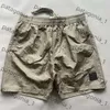 Stones Islands Shorts Compass Brodery Designer Mens Metal Metal Nylon Shorts Fashion Hight Street Shorts Stones Islands Sceau de bain à séchage rapide Pantalon de pierre 5fa6