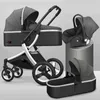 Strollers# Baby Stroller 3-in-1 Poussette Kinderwagen Be Coches Baby Stroller Baby Stroller met autostoeltje 3-in-1 T240509