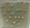 top quality luxury Jewelry For Women full rhinestone 20 clover Flower four leaf jewelry set 9968449