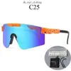 Óculos de sol Vipers pit de ciclismo óculos de sol original Esporte Google TR90 Óculos de sol polarizados para homens/mulheres Eyewear à prova de vento ao ar livre 100% UV 400 Lente espelhada 442