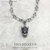 Skull King Charm Ketting Zomer Gloednieuwe mode -sieraden Europa Sterling Gift voor vrouwelijke mannen