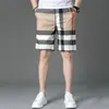 2024 Moda Wysokiej klasy szorty dla mężczyzn na letni sposób swobodne cienkie lodowe spodnie plażowe
