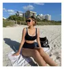 Neuer Sommer Beach Sunshine Womens Badeanzug Designer High-End-Luxus-Bikini C-Brief Diamantnähte sexy einteilig