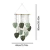 Figurine decorative Macrame Wall Art Hanging Tassel Boho Tapestry Decorazione a sospensione per soggiorno per la casa decorazione