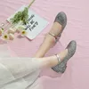 Chaussures décontractées Kolnoo Femmes faites à la main Block Pumps à talon Mary Janes Nubuck Mariage d'école de fête