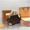 Portafogli designer famosi di lusso box box box borse mini morbido fibbia magnetica chiusura di fiori vecchi lettere sacchetti di satchel dh67q