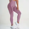 LU Align Set 22 Colors Workout Gym Solid Butt Lift Scrunch Fiess Pantalon de yoga sans couture