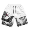 Shorts masculinos Berserk-Pantnes Cortos Deportivos 2 en 1 para Hombre shorts de secado rpido para correr a Entrenamiento de Gimnasio y fitnes t240508