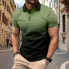 Polos de pólo de verão masculino camisa de pólo de bolinhas