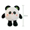 Kawaii panda pluszowa zabawka realistyczna wypełnienie lalka miękka i wygodna pluszowa zabawka dla dzieci i dziewcząt dekoracja prezentowa 240426
