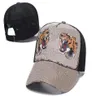 2022 Capes de baseball de cape de rue de haute qualité Homme femme Sports Chapeau de sport Bee Strake Snake Tiger Animal Chapeaux de bal a réglable 22 1642174